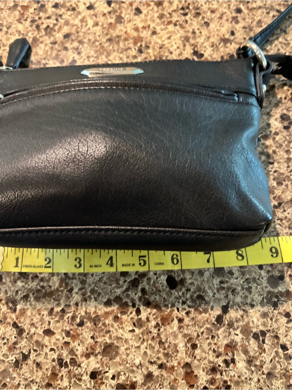 Perlina Purple Patterned Lined Crossbody Interior - Picture 9 of 11